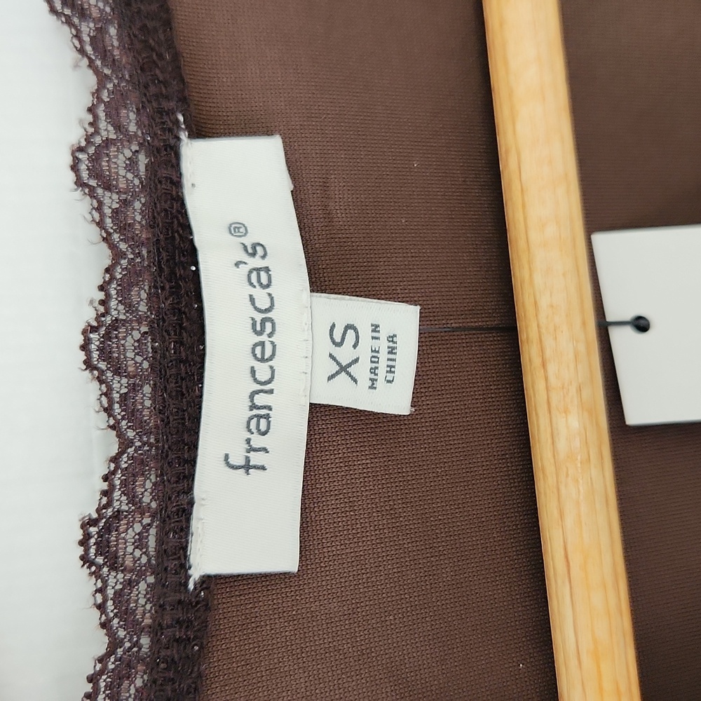 Francesca's Collections Sparkling Brown Romper/Dress - Picture 5 of 9